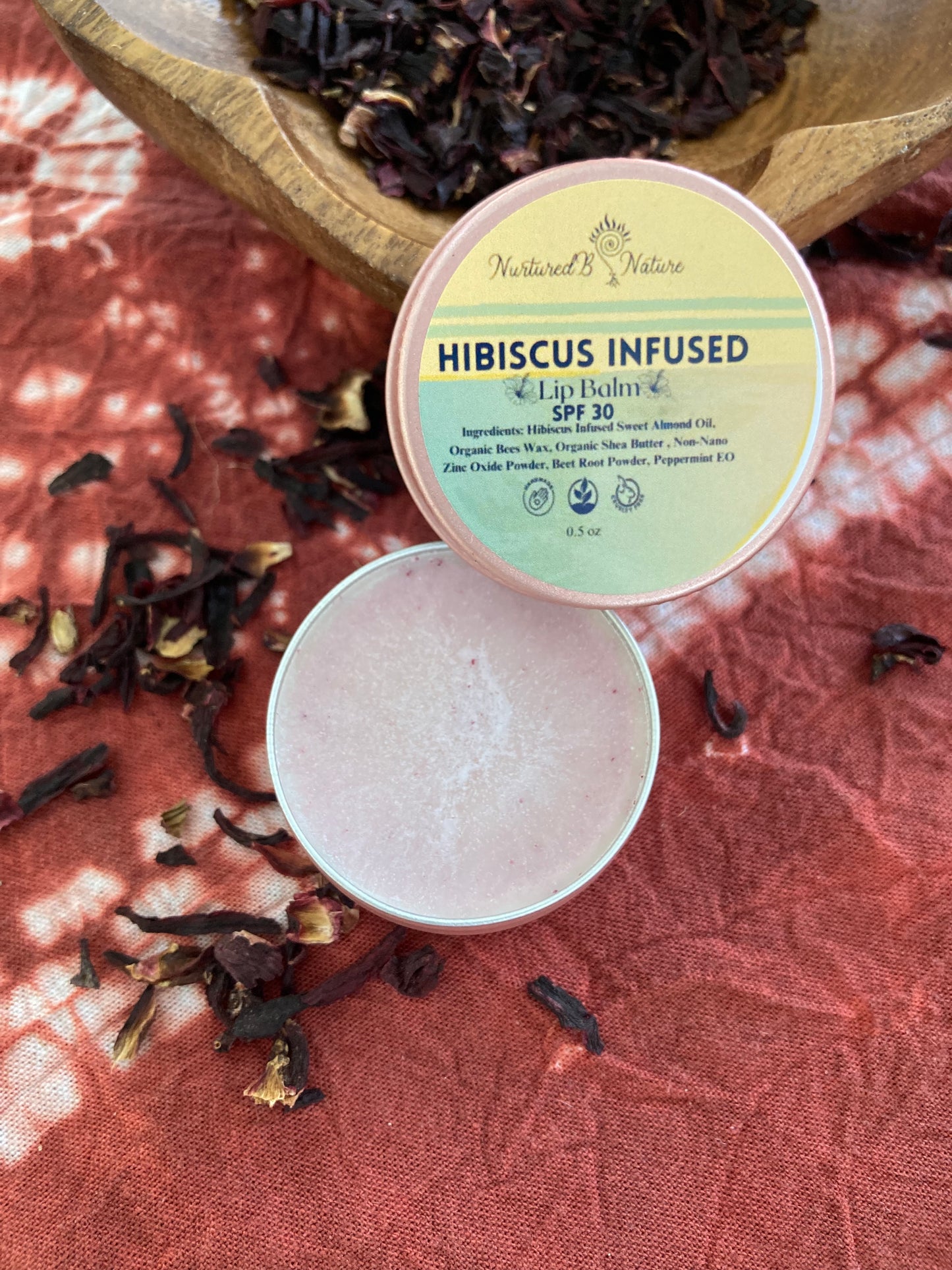 Hibiscus Infused Lip Balm